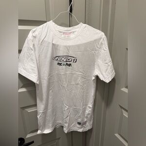 AND1 White Crew Neck T-Shirt